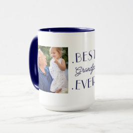 Caneca Melhor Avô Alguma Vez Personalizado Azul 2 Foto An