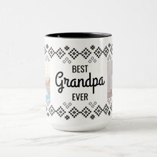 Caneca Melhor avô com fotos duplas