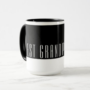 Caneca Melhor AVÔ de Todos os Tempos em Preto e Branco Mo