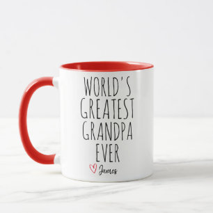 Caneca Melhor Avô do Mundo Ever Presente Personalizado p