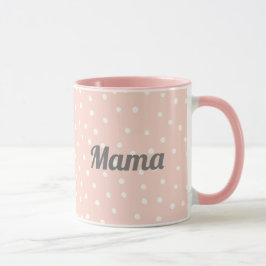 Caneca Melhor Bolinhas Rosa