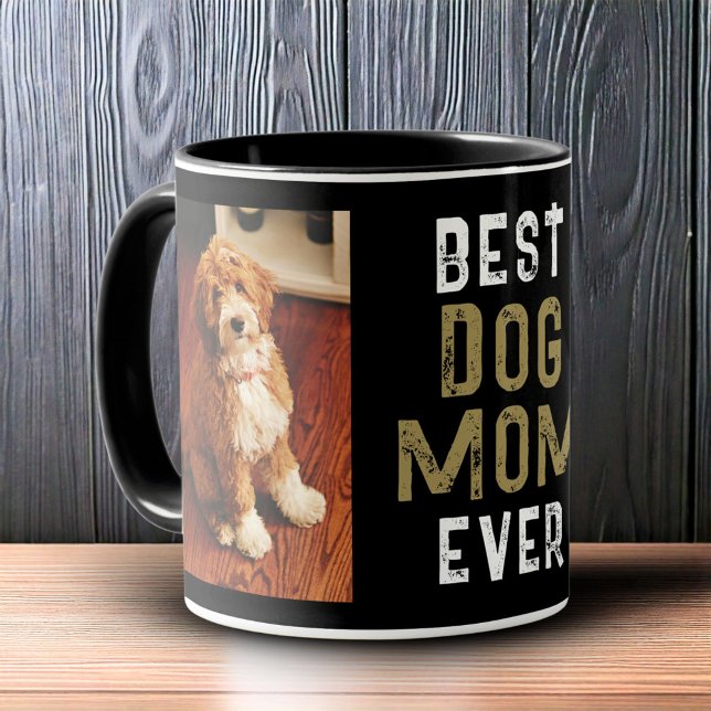 Caneca Melhor Cachorro Mãe Nunca Pet Proprietário 2 Fotos (Criador carregado)
