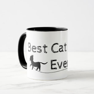 Caneca Melhor Cat Mãe Moderna e Simples