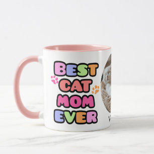 Caneca Melhor Cat Mamãe Nunca Mug com Foto Personalizada
