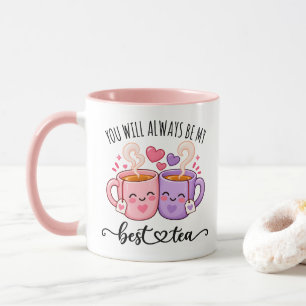 Caneca Melhor-Chá Engraçado Aniversário Amizade Melhor Am