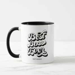Caneca Melhor Chefe Alguma Vez Personalizado Nome Mug