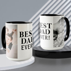 Caneca Melhor Colagem Fotográfica do Dia 2 do Pai