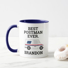 Caneca Melhor Corretor Ever Mail Truck Pessoal