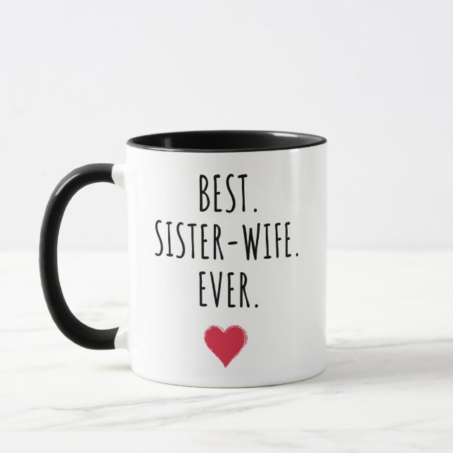 Caneca Melhor Cunhada de Todos os Tempos (Esquerda)