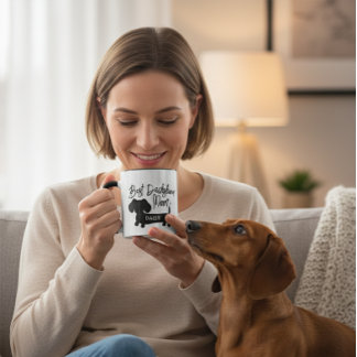 Caneca Melhor Dachshund Mãe Mug Personalizado
