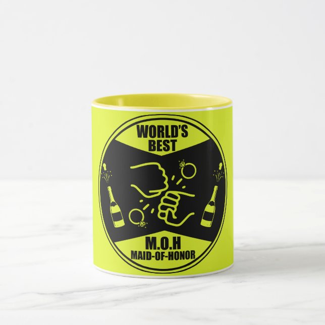 Caneca Melhor Dama de Honra do Mundo (Centro)