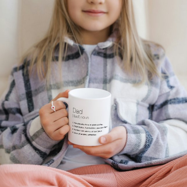 CANECA MELHOR DEFINIÇÃO DE PAI COM FOTO | DIA DE OS PAIS (Criador carregado)