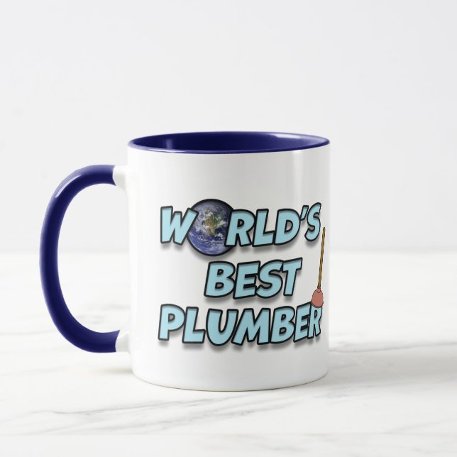 Caneca Melhor encanador do mundo (Esquerda)