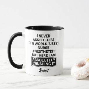 Caneca Melhor Enfermeira Anestesista Personalizada do Mun