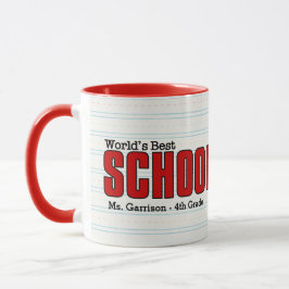 Caneca Melhor Ensino Ensino Encantado do Mundo Fale Minha