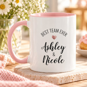 Caneca MELHOR EQUIPE DE TODOS Texto Personalizado Colega