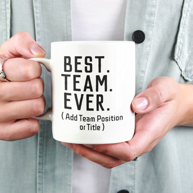 Caneca Melhor Equipe Já Personalizável Nome da Equ (Criador carregado)