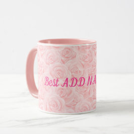 Caneca Melhor Floral Moderno Elegante