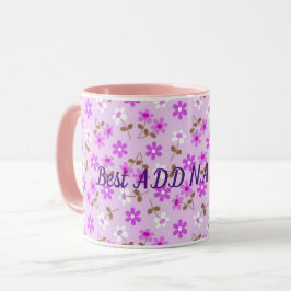 Caneca Melhor Floral Moderno Elegante