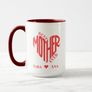 Caneca Melhor Foto do Coração de Mãe Nunca - Presente Per