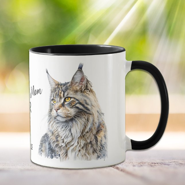 Caneca Melhor Gato De Maine Mãe De Mug (Criador carregado)