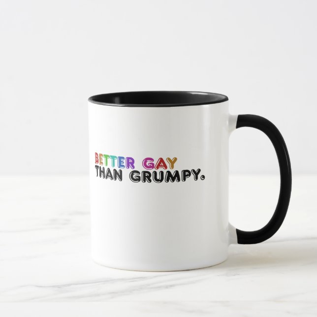 Caneca Melhor gay do que rabugento (Direita)