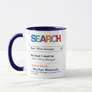 Caneca Melhor gerente de escritório engraçado