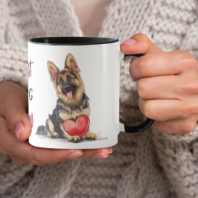 Caneca Melhor German shepherd Mãe (Criador carregado)