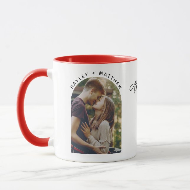 Caneca Melhor Juntos Dia dos Namorados Casal Foto (Esquerda)