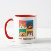 "Melhor Mãe Cachorro Nunca" Mug Perfect Gift para 