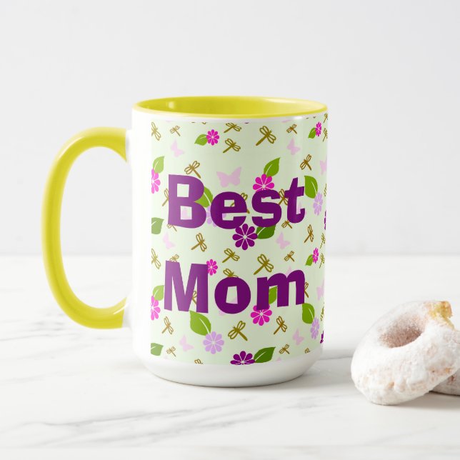 Caneca Melhor Mãe Coffee Mug (Com Donut)