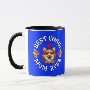 Caneca Melhor Mãe Corgi de Todos os Tempos, Presente para