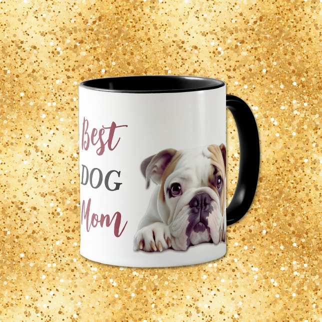 Caneca Melhor Mãe de Bulldog (Criador carregado)