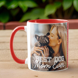 Caneca Melhor Mãe de Cachorro Alguma Vez Personalizada Fo