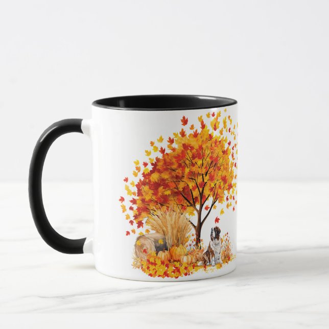 Caneca Melhor Mãe de Cachorro de Todos os Tempos Autumn,  (Esquerda)