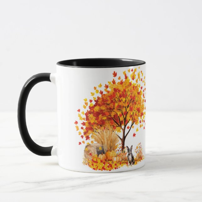 Caneca Melhor Mãe de Cachorro de Todos os Tempos Autumn,  (Esquerda)