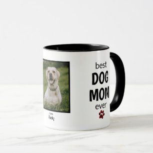 Caneca Melhor Mãe de Cachorro de Todos os Tempos Nome da