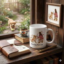 Melhor Mãe de Cachorro de Todos Presente de Dia da