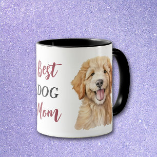 Caneca Melhor Mãe de Cachorro Goldendoodle