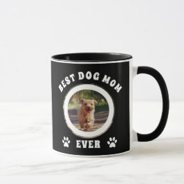 Caneca Melhor Mãe De Cachorro Personalizada De Foto