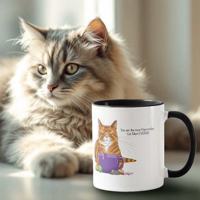 Caneca Melhor Mãe De Gato De Sempre! (Criador carregado)
