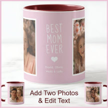Melhor Mãe Moderna de Todos os Tempos 2 Fotos Text