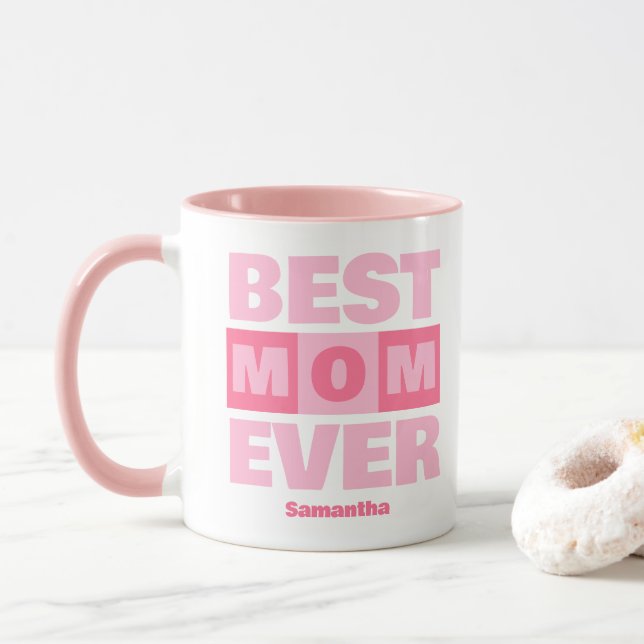 Caneca Melhor Mãe Nunca Personalizada (Com Donut)