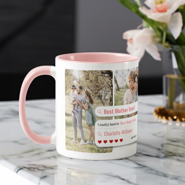 Caneca Melhor Mãe Nunca Resultados Do Motor De Pesquisa D (Funny Best Mother Ever Photo Search Engine Results Mug)