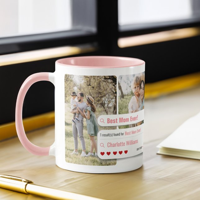Caneca Melhor Mãe Que Nunca Resultados Do Motor De Pesqui (Funny Best Mom Ever Photo Search Engine Results Mug)