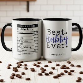 Caneca Melhor Marido de Todos os Tempos Fatos Nutricionai