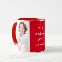 Caneca Melhor Marido Personalizado De Duas Fotografias Mu