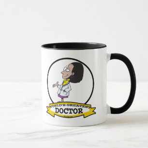 CANECA MELHOR MÉDICO DO MUNDO MULHERES II CARTOON