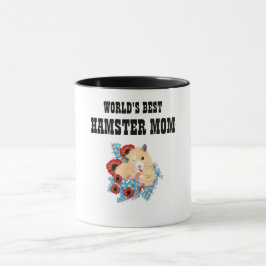 Caneca Melhor MOM de Hamster do Mundo - Ouro da Síria