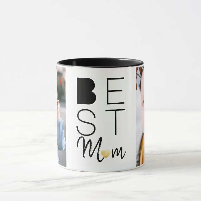 Caneca Melhor Mug Fotográfico Mãe Dois (Centro)